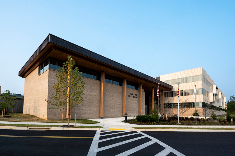 Health and Life Sciences Building on AACC's campus